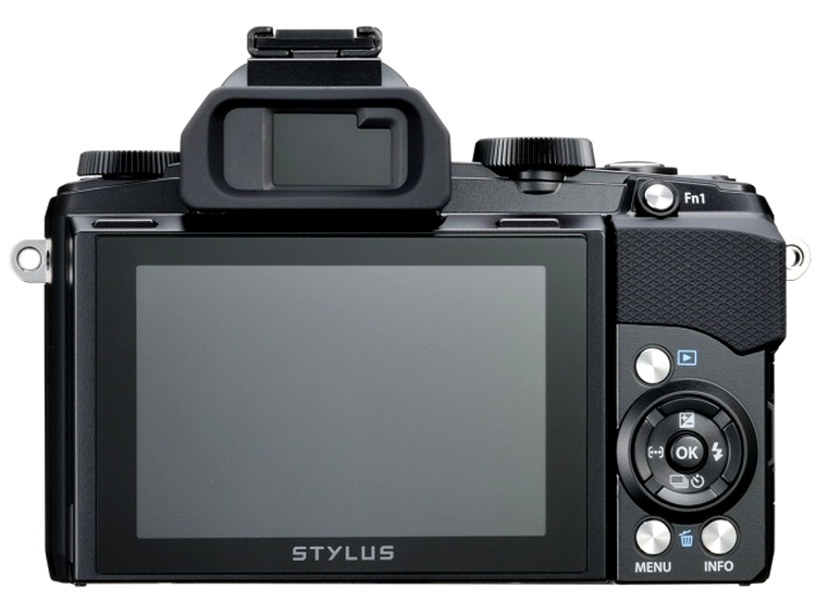 Olympus Stylus 1 - ecranul de 3” este sensibil la atingere